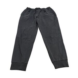 Peak Velocity Jogger Pants Mens M Black Drawstring‎ Elastic Waist Sweatpants